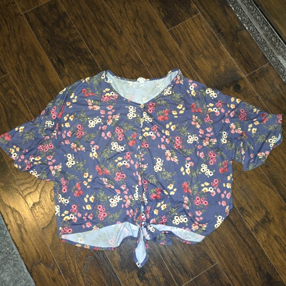P & Rose | Floral Top 3XL